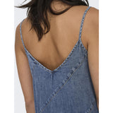 ONLY Only dame kjole ONLDIA Dress Light Blue Denim