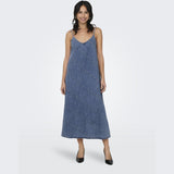 ONLY Only dame kjole ONLDIA Dress Light Blue Denim
