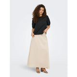 ONLY Only dame nederdel ONLTIZANA Skirt Silver Lining