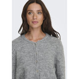 ONLY Only dame strik cardigan ONLMAGGIE Knit Light Grey Melange