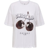 ONLY Only dame tee ONLCARRIE Restudsalg Bright white original