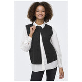 ONLY Only dame vest ONLANNELI Vest Dark grey melange