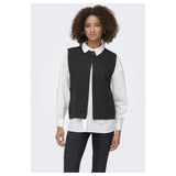 ONLY Only dame vest ONLANNELI Vest Dark grey melange