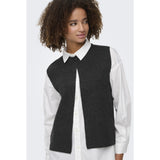 ONLY Only dame vest ONLANNELI Vest Dark grey melange