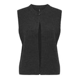 ONLY Only dame vest ONLANNELI Vest Dark grey melange