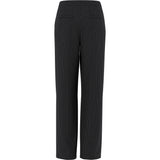 PIECES PIECES DAME BUKSER PCFALKA Pant Black White Pinstripe