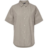 PIECES PIECES DAME SKJORTE PCFEMME Restudsalg Birch Stripes Delicioso