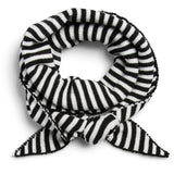 PIECES PIECES DAME TØRKLÆDE PCKOMMA Scarf Black Bright White