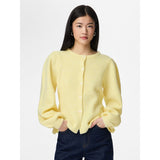 PIECES PIECES Dame Cardigan PCSilly Cardigan Pale Banana MELANGE