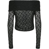 PIECES PIECES X DITTE ESTRUP X CILLE FJORD PCGAYA OFF SHOULDER TOP Restudsalg Black