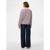 PIECES PIECES dame Bluse PCSADIE Blouse Cloud Dancer TAWNY PORT