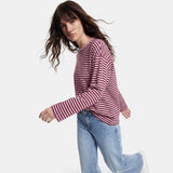 PIECES PIECES dame Bluse PCSADIE Blouse Roseate Spoonbill TAWNY PORT