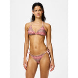 PIECES PIECES dame bikini PCADA Swimwear Rose Shadow A multi color jacquard pattern
