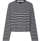 PIECES PIECES dame bluse PCFIONA Blouse Black Bright White