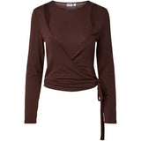 PIECES PIECES dame bluse PCJULIANE Blouse Hot Fudge