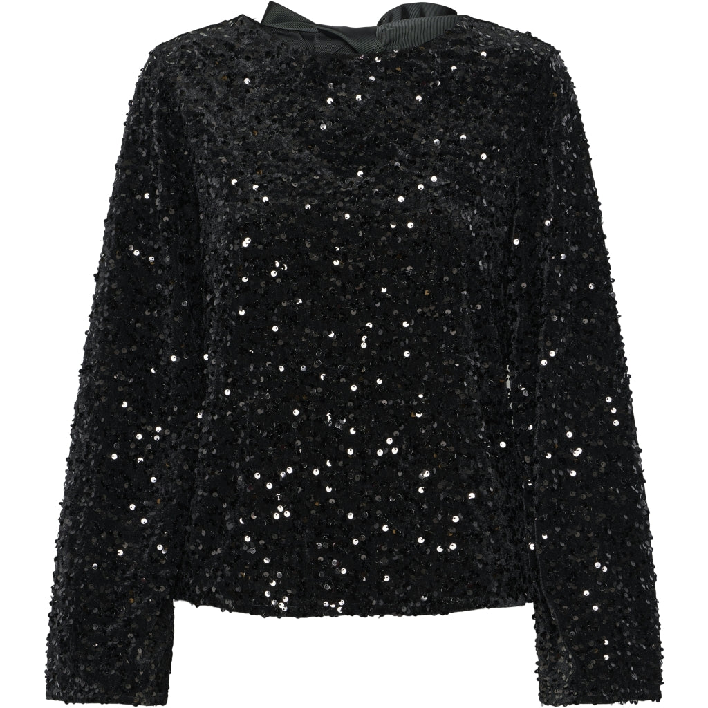 PIECES dam top PCNAMEE - Black