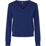 PIECES PIECES dame bluse PCNATALIE Knit Bellwether Blue