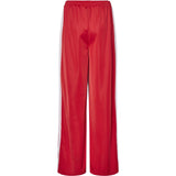 PIECES PIECES dame bukser PCGRACE Pant High Risk Red Pink-a-boo stripe