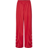 PIECES PIECES dame bukser PCGRACE Pant High Risk Red Pink-a-boo stripe