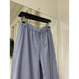 PIECES PIECES dame bukser PCHOLLY Pant Deep Ultramarine WHITE