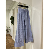 PIECES PIECES dame bukser PCHOLLY Pant Deep Ultramarine WHITE