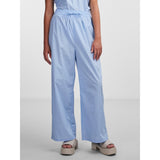 PIECES PIECES dame bukser PCJULLA Restudsalg Cornflower Blue WHITE