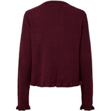 PIECES PIECES dame cardigan PCAMOS Cardigan Winetasting Melange