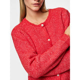 PIECES PIECES dame cardigan PCJYDA Cardigan High risk red