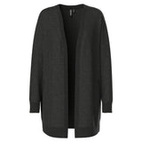 PIECES PIECES dame cardigan PCNATALIE Cardigan Dark grey melange