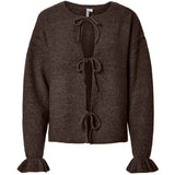PIECES PIECES dame cardigan PCSALLY Cardigan Hot Fudge Melange
