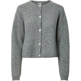 PIECES PIECES dame cardigan PCSILLY Cardigan Medium grey melange