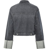 PIECES PIECES dame jakke PCPIL Jacket Grey Denim