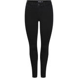 PIECES PIECES dame jeans PCDELLY Restudsalg Black Denim