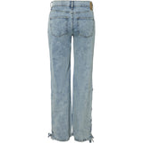 PIECES PIECES dame jeans PCFENDA Restudsalg Light Blue Denim