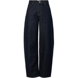 PIECES PIECES dame jeans PCGRACE Jeans Dark Blue Denim Rinse