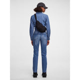 PIECES PIECES dame jeans PCLUNA Restudsalg Medium blue denim