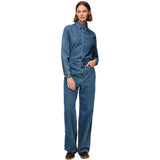PIECES PIECES dame jumpsuit PCADINA Restudsalg Medium blue denim