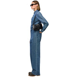 PIECES PIECES dame jumpsuit PCADINA Restudsalg Medium blue denim