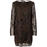 PIECES PIECES dame kjole PCEVITA Dress Wren Black sequins