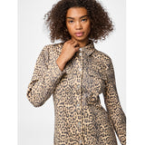 PIECES PIECES dame kjole PCFIA Restudsalg Black Leo