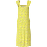 PIECES PIECES dame kjole PCFLORA Restudsalg Pale Banana Small flower