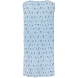 PIECES PIECES dame kjole PCFLORA Dress Cashmere Blue BLUE FLOWERS