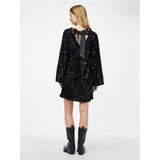 PIECES PIECES dame kjole PCKAM Restudsalg Black Black sequins