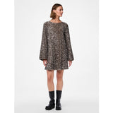 PIECES PIECES dame kjole PCKAM Restudsalg Morel Silver sequins