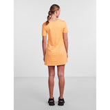 PIECES PIECES dame kjole PCMYNTE Restudsalg Orange Chiffon