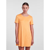 PIECES PIECES dame kjole PCMYNTE Restudsalg Orange Chiffon