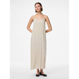 PIECES PIECES dame kjole PCPIA Restudsalg Birch Melange