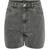 PIECES PIECES dame shorts PCABBI Restudsalg Light Grey Denim