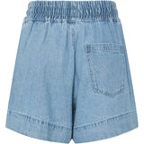 PIECES PIECES dame shorts PCFLORA Restudsalg Light Blue Denim