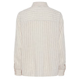 PIECES PIECES dame skjorte PCPIA Shirt Birch Stripes black